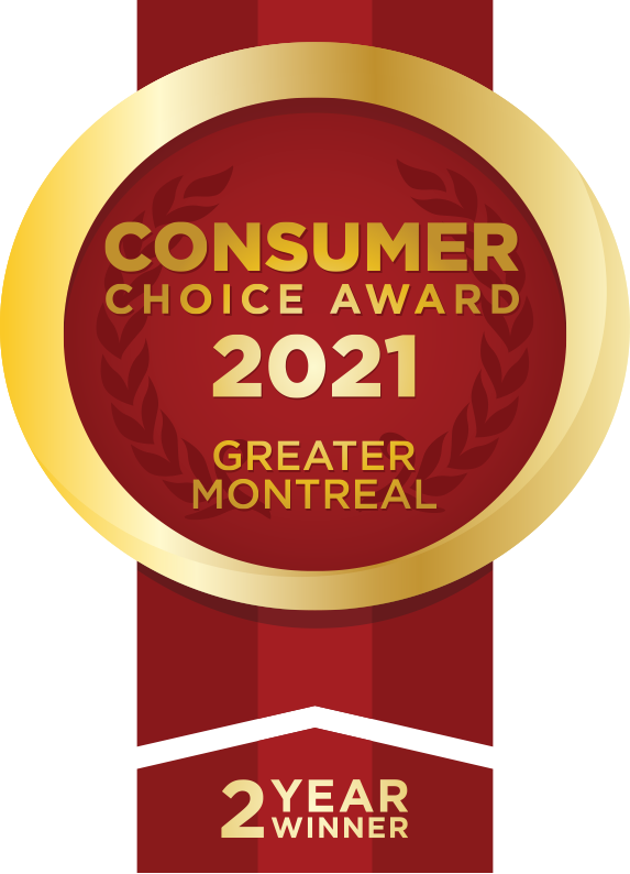 Excavation contractor consumer choice award 2021 in Greater Montreal
